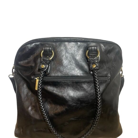Timi & Leslie Black Baby Bag with Gold Hardware and Dome Shape - Picture 6 of 11